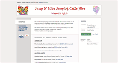 Desktop Screenshot of jumping-castle-hire-warwick.com.au